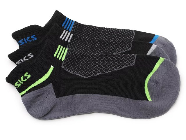 ASICS Intensity Men s No Show Socks 3 Pack