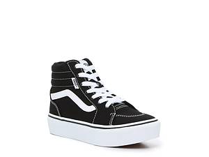 Vans high clearance top platform white