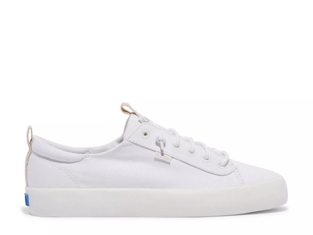 Keds Kickback Canvas Sneaker 10 Women s White