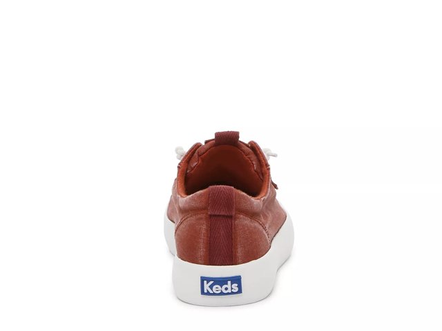 Red leather keds on sale
