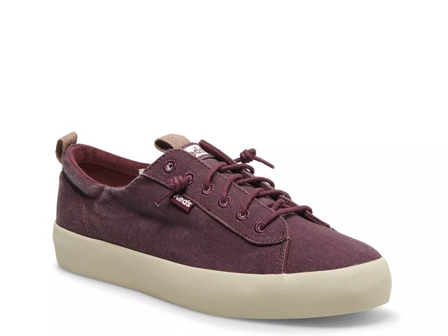 Slip on keds with laces top