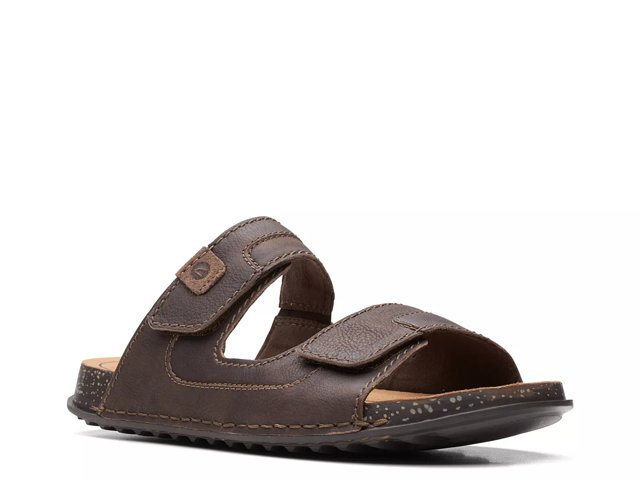 Clarks men's slide sandals clearance