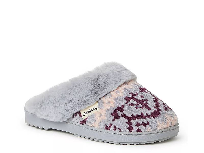 Dearfoam on sale chenille slippers