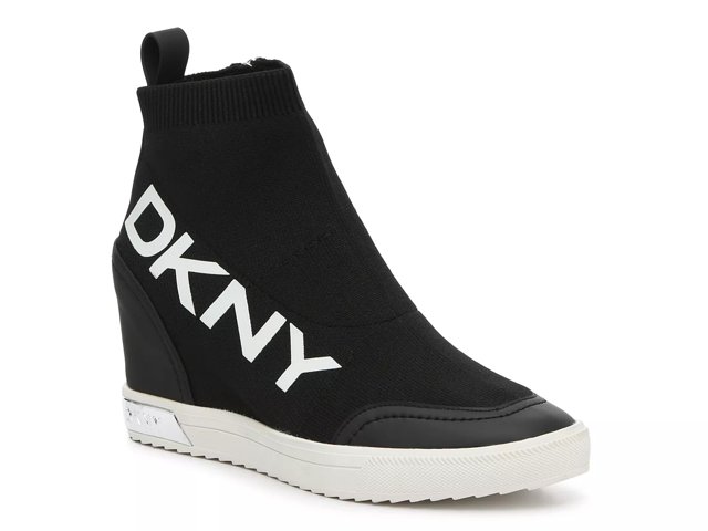 Dkny wedge sneakers on sale store