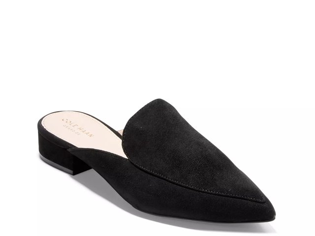 Cole haan piper mule black suede discount