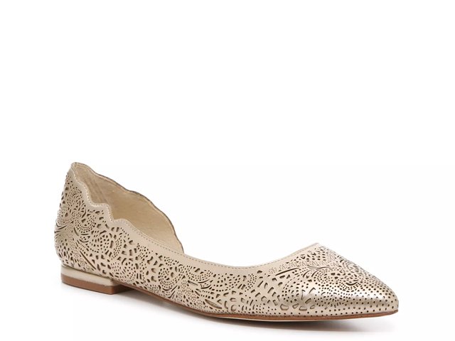 Dsw gold flats shop