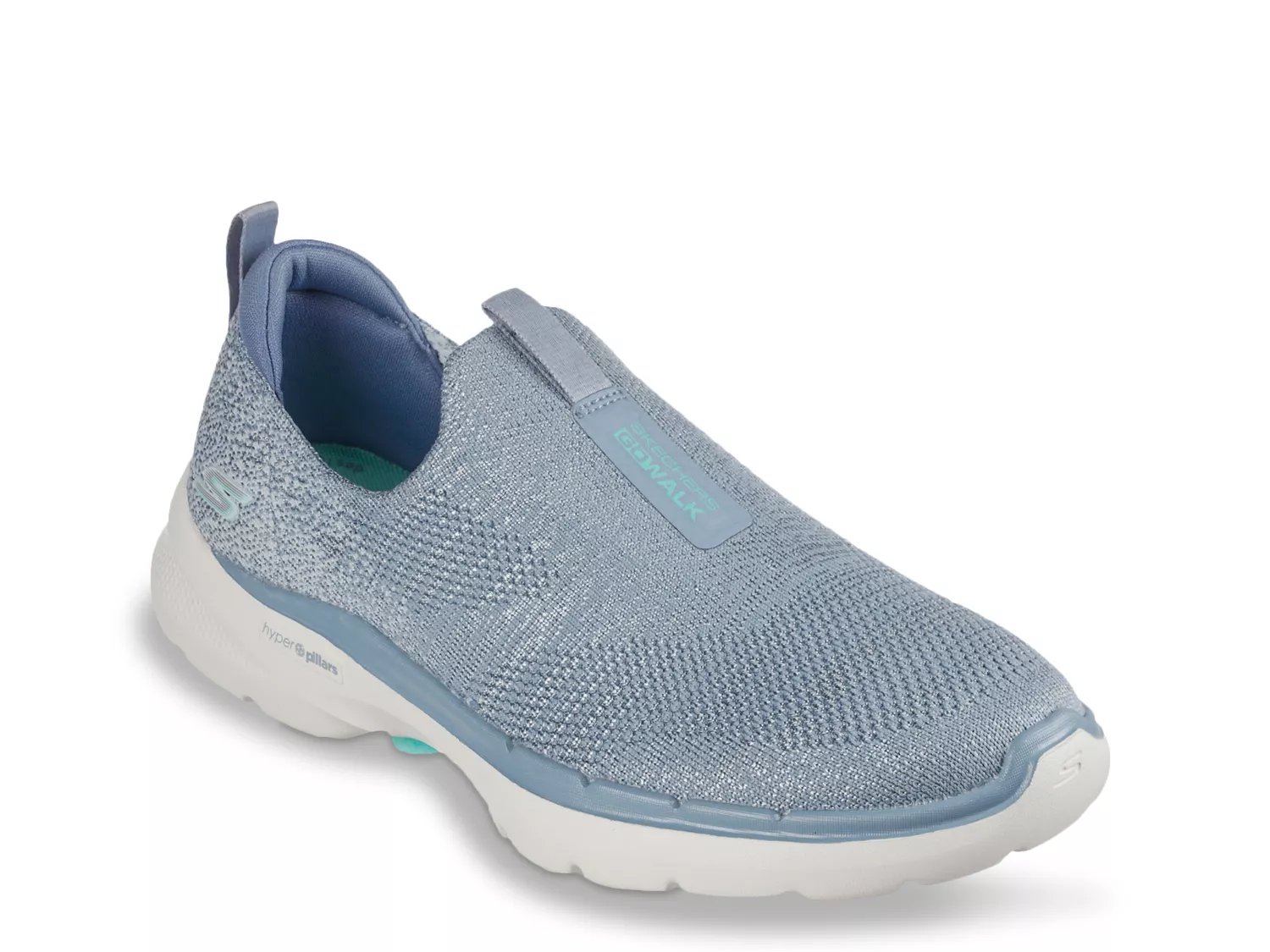 Women's Skechers, GOwalk 6 - Glimmering Slip-On - Wide Width – Peltz Shoes