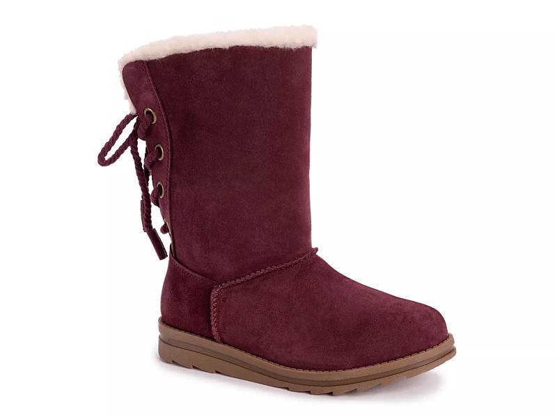 Bearpaw boots burgundy sale