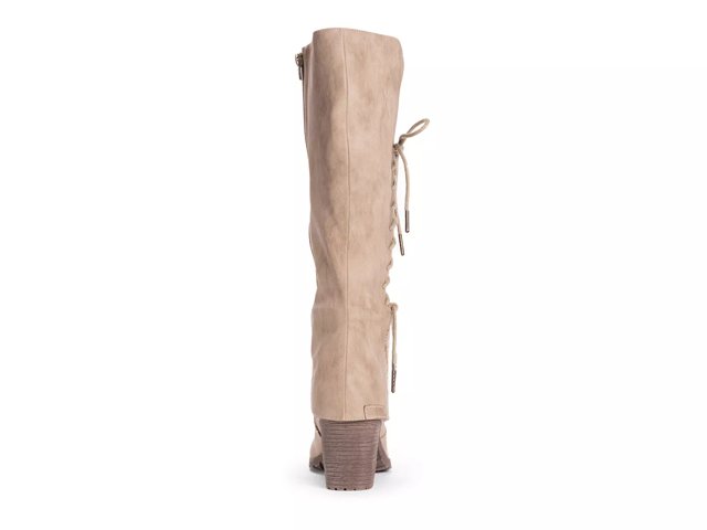 Muk luks taupe lacy boot online