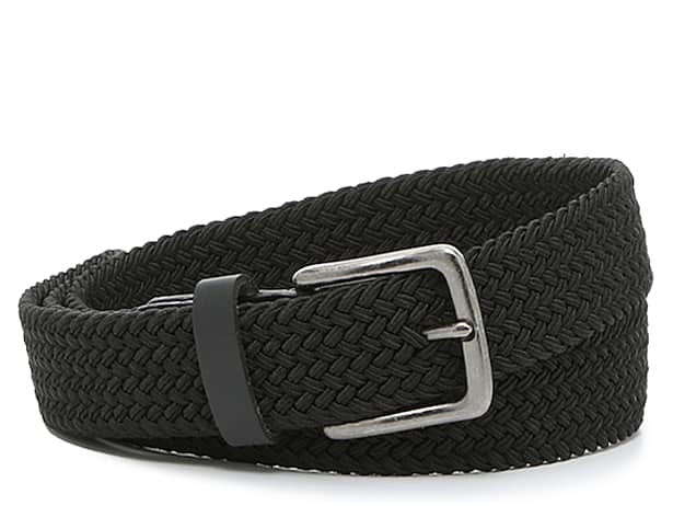 Nike Men's Standard G-Flex Woven Stretch Golf Belt, Dark Gray
