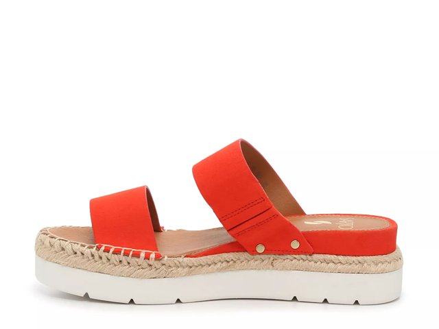 Cappy wedge sales slide sandal
