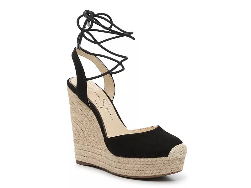 Jessica simpson clearance wedges black