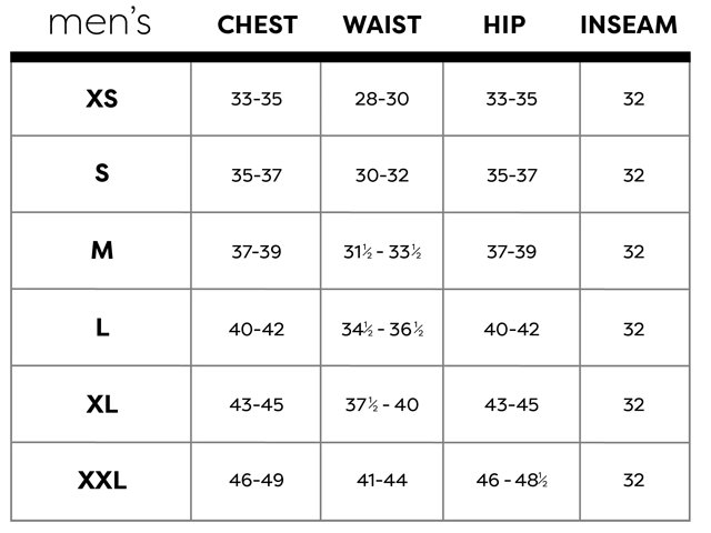 Brooks running shorts size chart deals