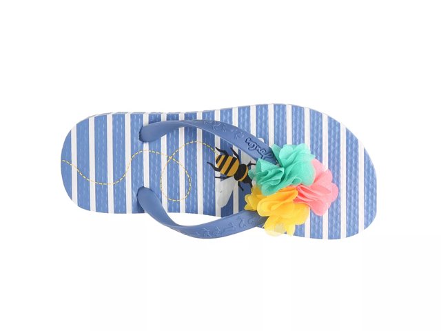 Joules girls flip flops best sale