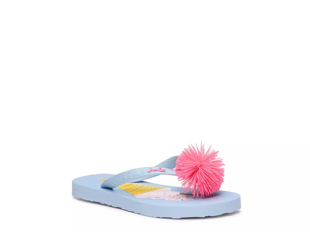 Joules kids top flip flops
