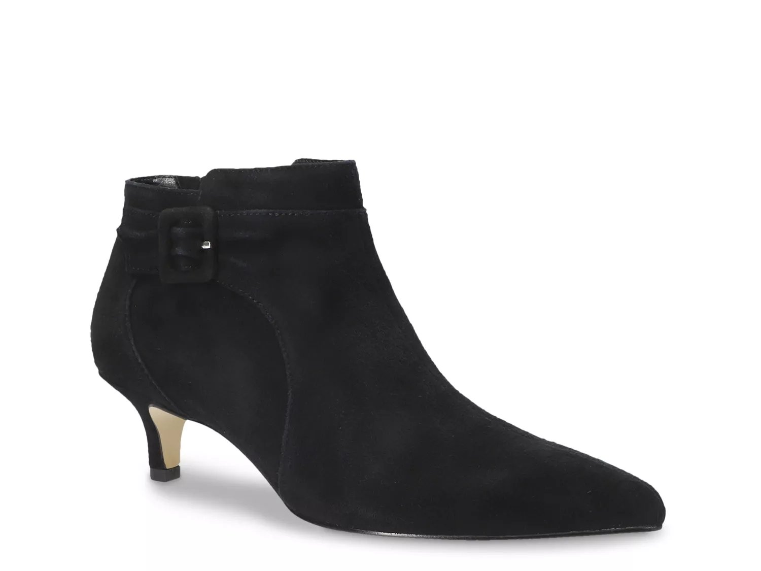 Bella Vita Wide Width Bindi Bootie | Women's | Black Suede | Size 8.5 | Boots | Kitten