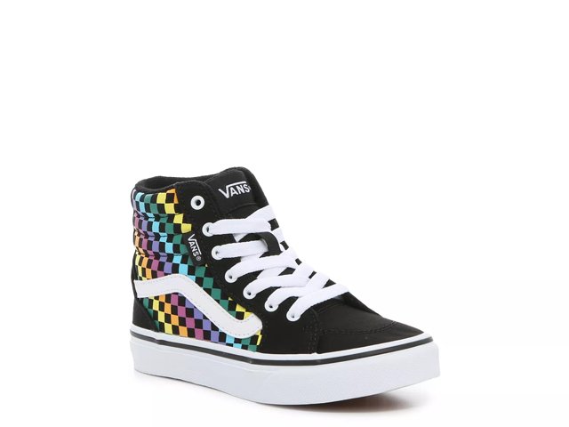 Iridescent vans high tops on sale