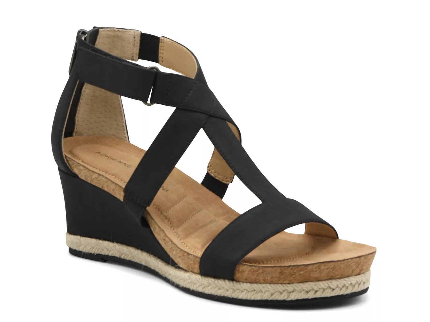 Adrienne Vittadini Thurston Wedge Sandal - Free Shipping | DSW