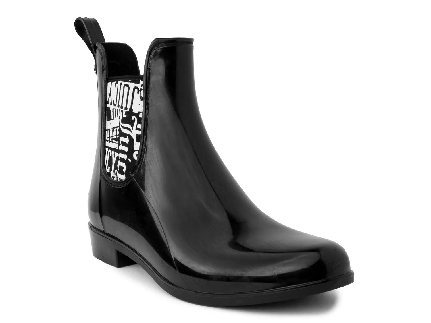 dsw black rain boots