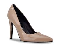 Calvin Klein Brady Pumps Women’s Size 8.5 w/ Box Used Brown Leather 