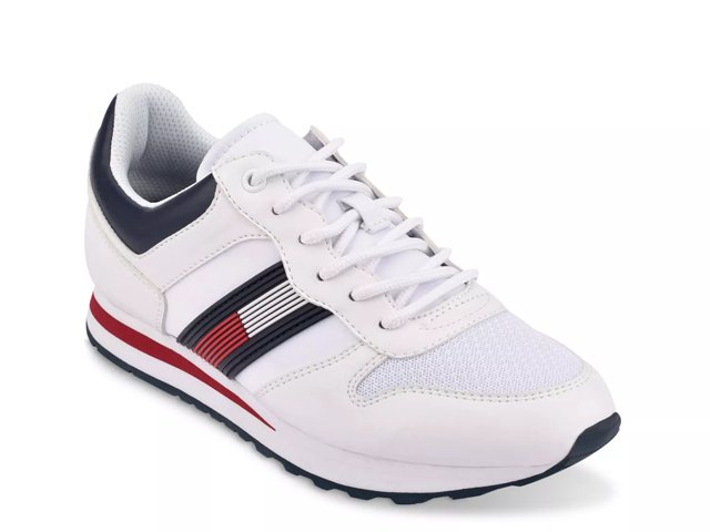 Tommy hilfiger red tennis shoes on sale