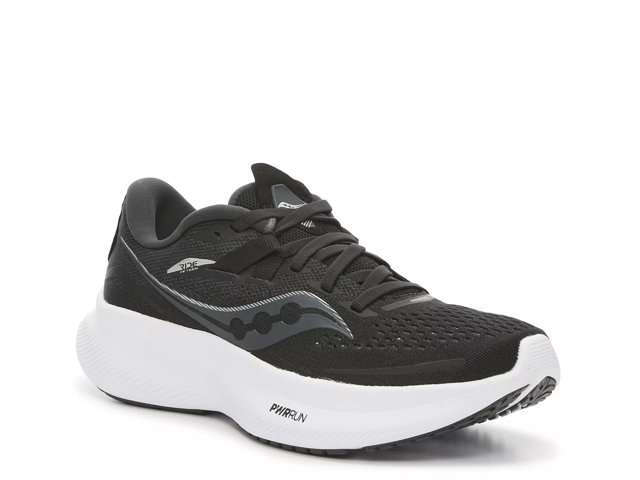 Saucony women's powergrid clarion new arrivals running shoes - black