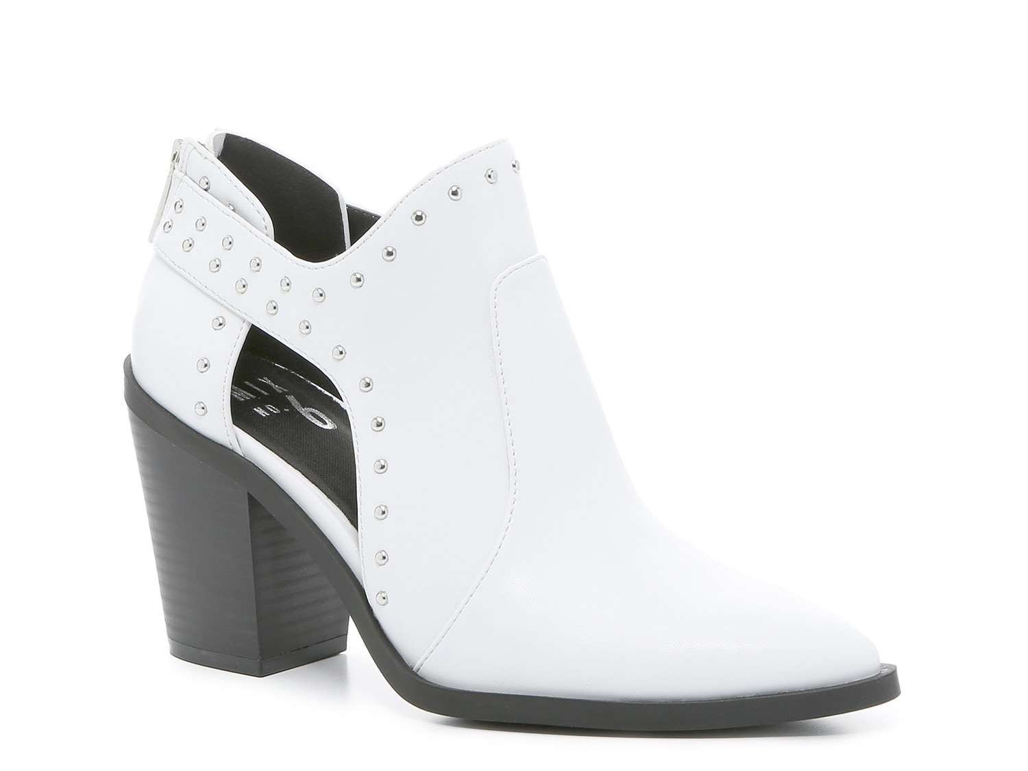 white ankle booties dsw