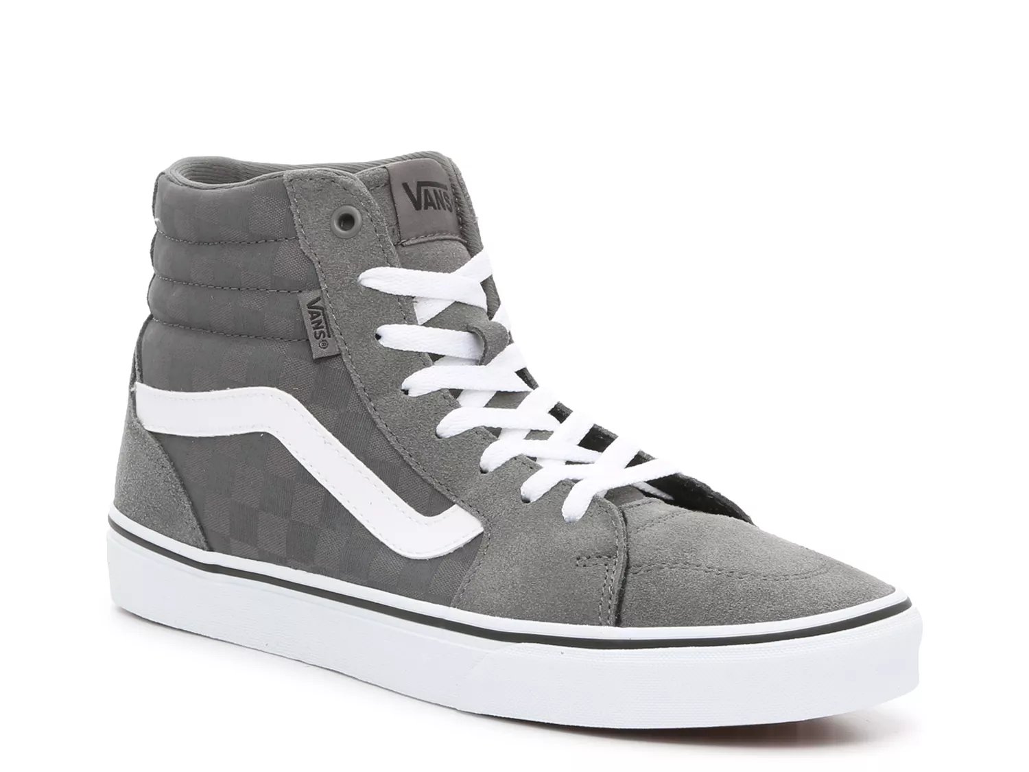 gray vans high tops mens