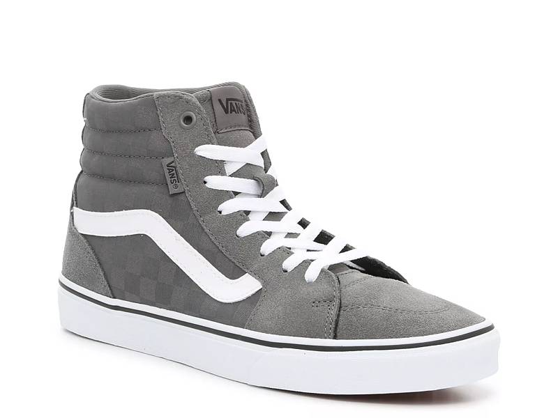 Grey hi cheap top vans