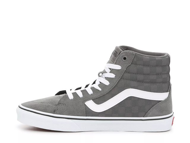 Vans grey high tops cheap mens