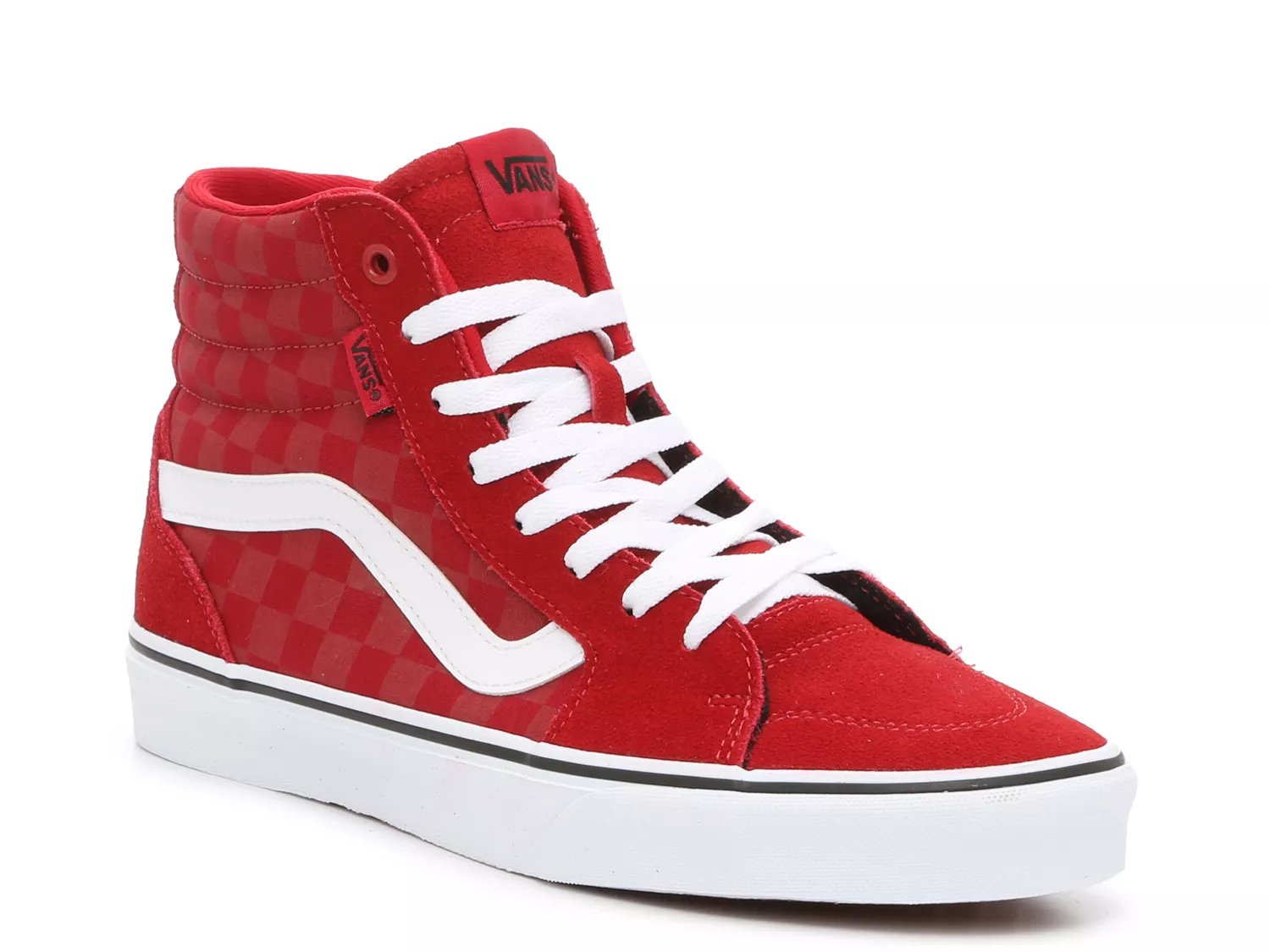 Vans high shop top red