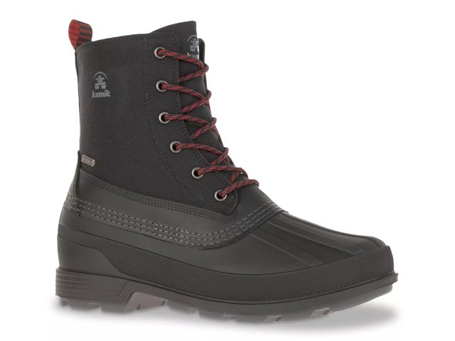 Grey and black sperry boots on sale