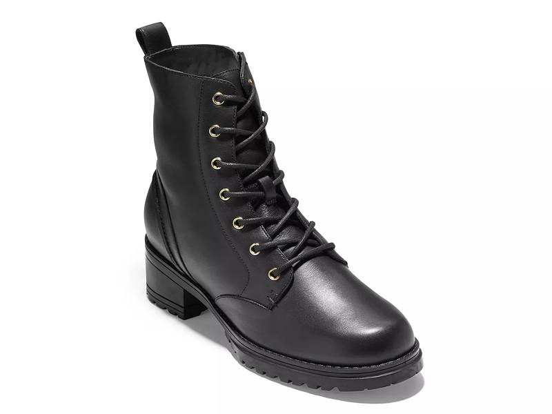 Black lace up combat boots outlet womens