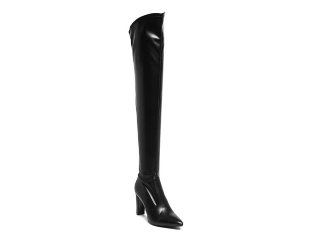 Black thigh high boots dsw on sale