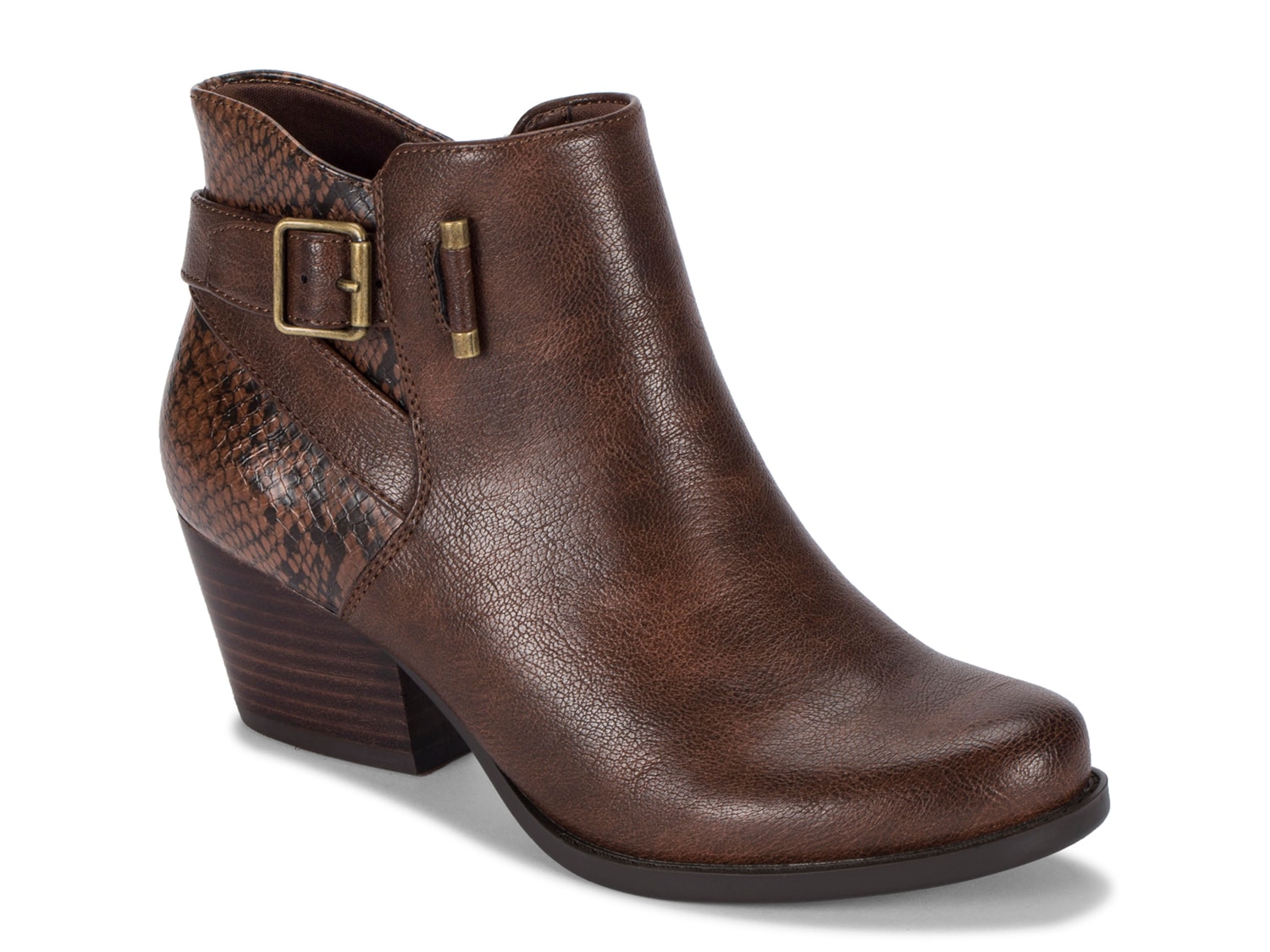 dsw ankle boots brown