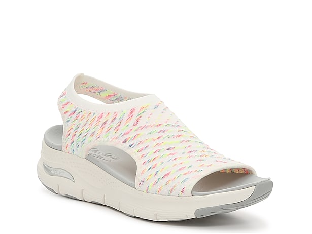 Skechers Cali Arch Fit Beverlee Love Stays Wedge Sandal - Free Shipping ...