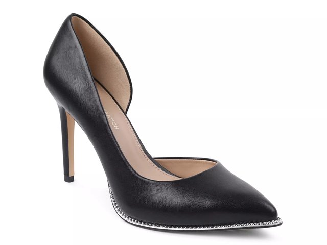 Burgundy pumps dsw deals