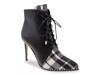 Haxah Bootie - Women's Black/White Plaid view