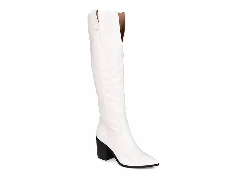 Shop Women s White Knee High Boots DSW