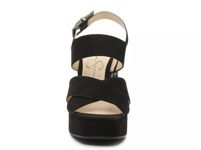 Jessica simpson black sandals shop