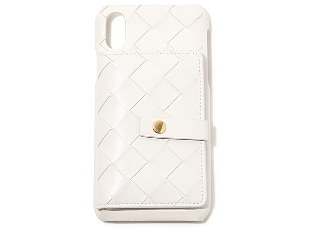 Bottega Veneta Woven Leather iPhone XS Wallet Case - Free Shipping