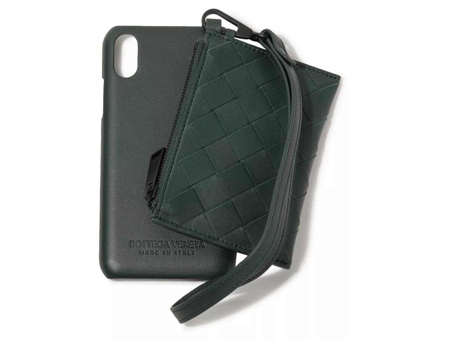 Bottega Veneta Woven Leather iPhone X Case & Wristlet - Free