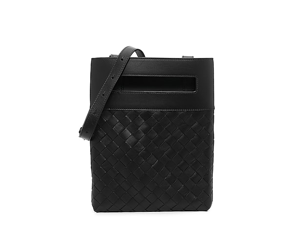 Bottega Veneta Borsa Leather Crossbody Bag - Free Shipping