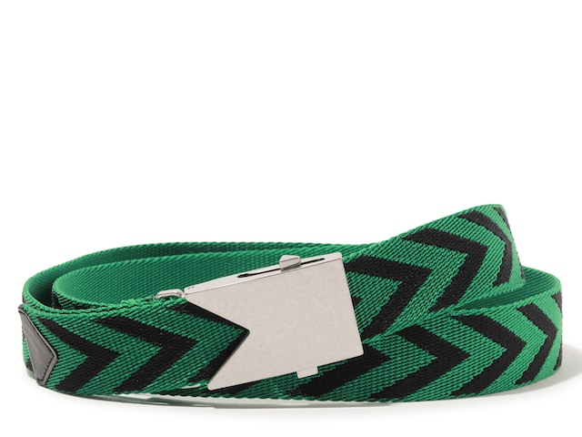 Reversible belt by Bottega Veneta in black and kiwi green leather . Light  green ref.796035 - Joli Closet