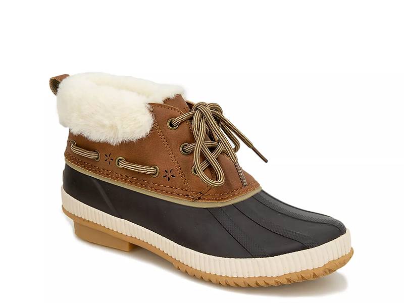 Womens fur lined outlet duck boots