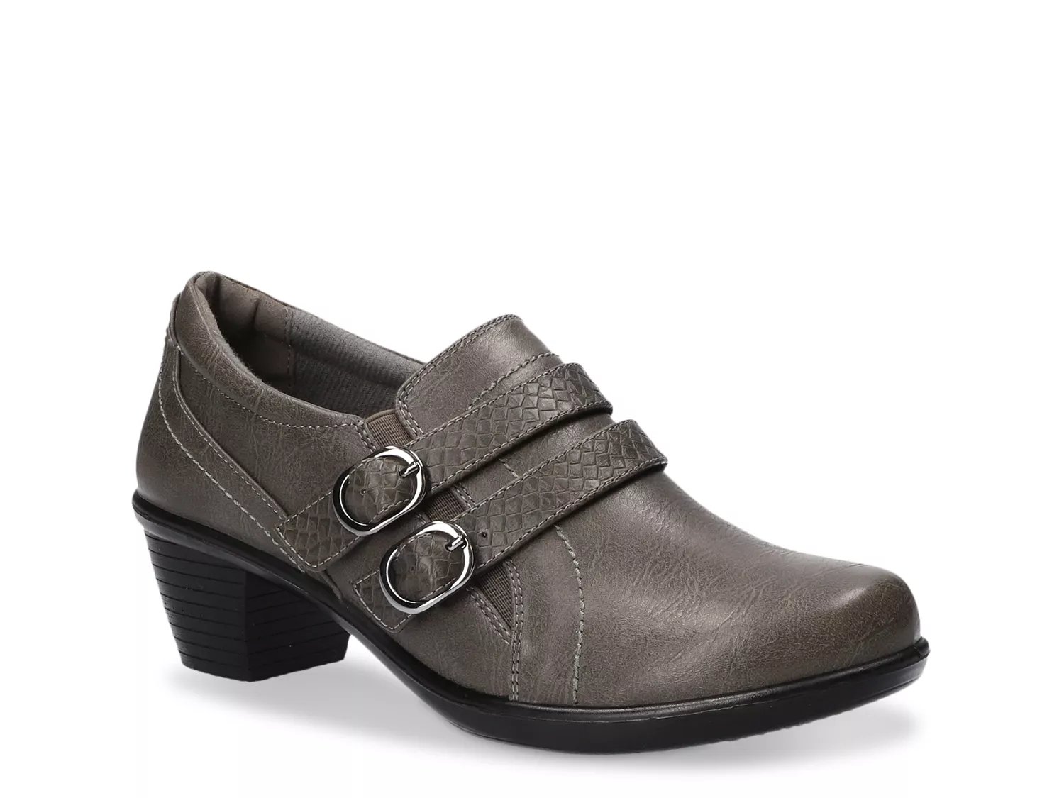 Easy Street Extra Wide Width Stroll Bootie | Women's | Grey | Size 6 | Boots