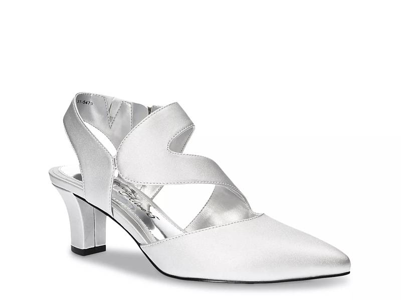 Silver pumps dsw online