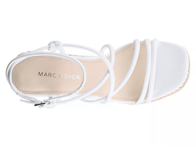 Marc fisher white sandals sales