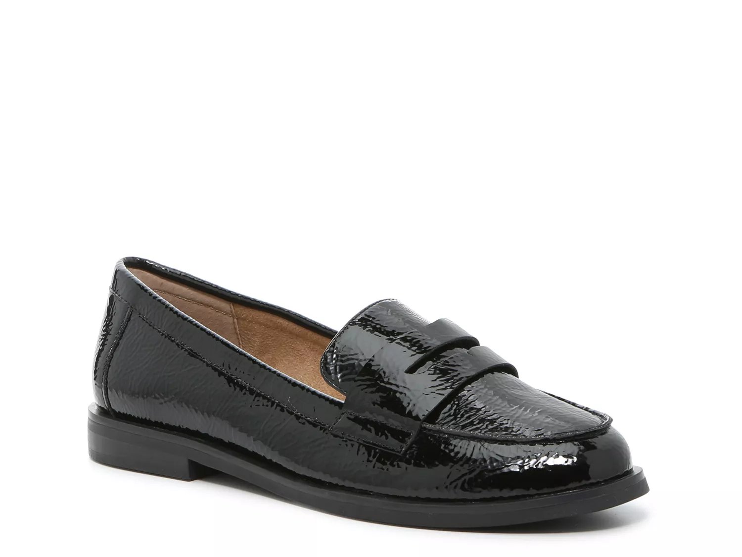 dsw patent leather loafers