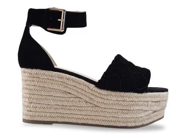 Marc fisher black wedges discount